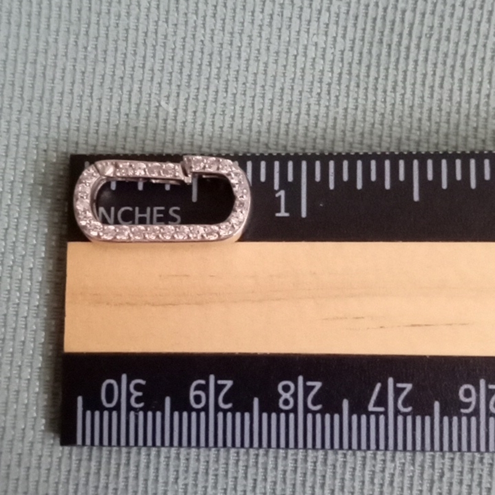 MOZAMBIQUE GARNET, NATURAL WHITE ZIRCON BRACELET - Picture 5 of 10